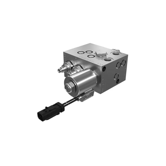 Hydraulic Fluid Flow Manifold and Solenoid Valve