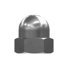 Caterpillar M4 x 0.7mm Hex Acorn Somun — açılı görünüm
