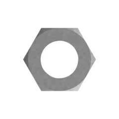 Caterpillar M20 x 2.5mm Hex Nut — Dreiviertelansicht