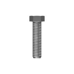 Caterpillar M12-1.75 x 50mm Altıköşe Başlı Cıvata — açılı görünüm