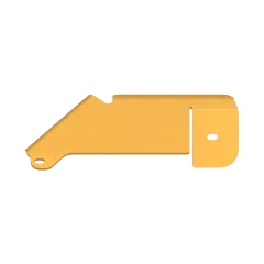 Caterpillar 6mm Thick Axle Cover Plate — açılı görünüm