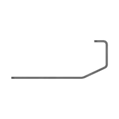 Caterpillar Coupler Line Hose Support Bracket — three-quarter view
