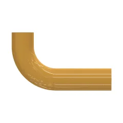 Caterpillar Tubo de linha de ar do diâmetro interno 98.3mm — vista de três quartos