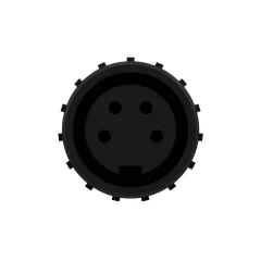 Caterpillar Arka View Camera, Harness — açılı görünüm