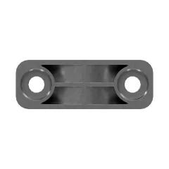 Caterpillar 30.5mm Wide Manguera Half Clamp — vista en tres cuartos