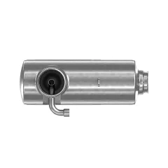 Caterpillar Exhaust Muffler — vista en tres cuartos