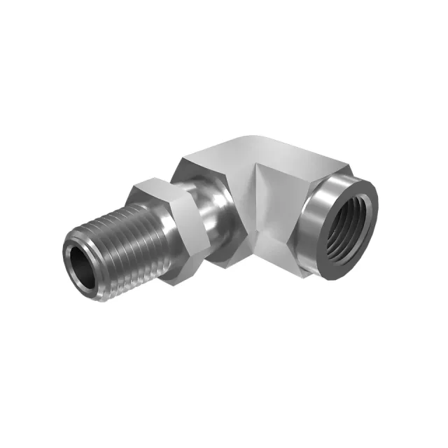 Adaptateur de tuyau pivotant en fil de fer 1/4"