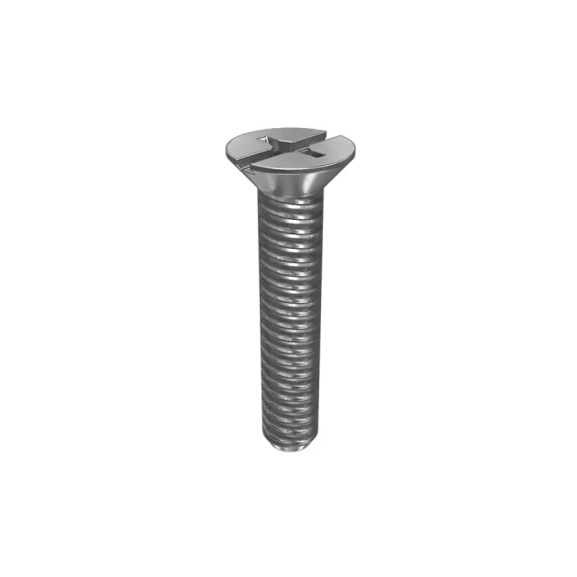 No. 6 (.138)"-32 x 3/4" Countersunk Flat Head Slotted Vida
