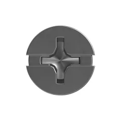 Caterpillar No. 6 (.138)"-32 x 3/4" Countersunk Flat Head Slotted Vida — açılı görünüm