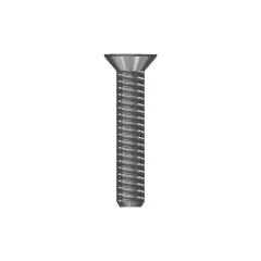 Caterpillar No. 6 (.138)"-32 x 3/4" Countersunk Flat Head Slotted Vida — açılı görünüm