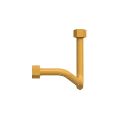 Caterpillar 22.1mm İç Sayfa Motor Yağ Hatları Tube Assembly — açılı görünüm