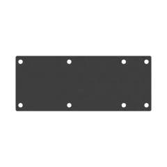 Caterpillar 6.4mm Thickness Rubber Cover — vista de três quartos