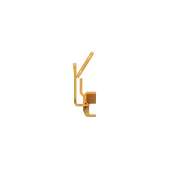 Caterpillar Fender Mud Flap Mounting Bracket — three-quarter view