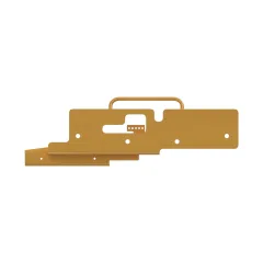 Caterpillar Fender Mud Flap Mounting Bracket — three-quarter view