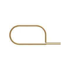 Caterpillar Diâmetro interno 36.52mm Multi tubo Clip — vista de três quartos