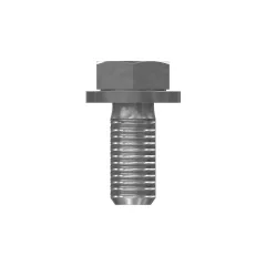 Caterpillar M10-1.5 x 25mm Hex Head Montagebolzen — Dreiviertelansicht