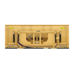 Caterpillar 2.1 m (7 ft), coupleur de stores à skis — vue de trois quarts