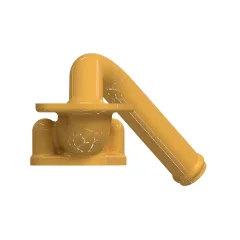 Caterpillar 22.1mm ID Turbocharger Oil Drain ROHRLEITUNG — Dreiviertelansicht