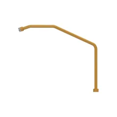 Caterpillar 22.1mm Diamètre intérieur Turbocompresseur Lignes d'eau Tube — vue de trois quarts