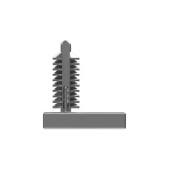Caterpillar 23.60mm Länge Kunststoff-Retainer Clip — Dreiviertelansicht