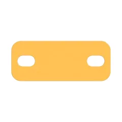 Caterpillar 6mm Thick Step VERBINDER PLATTE — Dreiviertelansicht