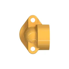 Caterpillar Exhaust Manifold Water Line Elbow — three-quarter view
