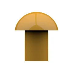 Caterpillar Button Head Rivet — vista en tres cuartos
