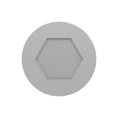 Caterpillar 3/8"-16 x 1 1/2" Soket Baş İç Hex Vida — açılı görünüm