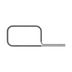 Caterpillar Multi Tube Loop Clip — açılı görünüm