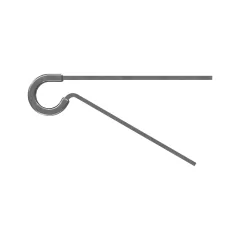 Caterpillar 6.35mm İç Sayfa Single Tube Clip — açılı görünüm