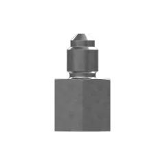 Caterpillar 7-16-20-2A X 9/16-18-2B Hex Head Straight Adapter — Dreiviertelansicht