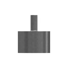 Caterpillar 38.1mm OD Enclosure Shock Mount — açılı görünüm