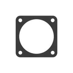 Caterpillar 0.8mm Thick Thermostat Gasket — three-quarter view