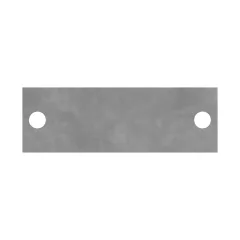 Caterpillar 6mm Thick Oil Cooler Lines Support Plate — three-quarter view