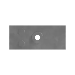 Caterpillar 70mm Long Hidrolik Retainer Plakları — açılı görünüm