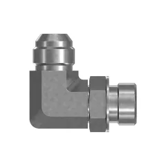 Caterpillar 7/8-14 X 7/8-14 Hex Head 90 Dereceler Elbow 37 Dereceleri Flared Adapt — açılı görünüm