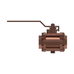 Caterpillar 1/2 - 11 - 1/2 Shutoff Valve — three-quarter view