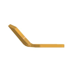 Caterpillar Steering Cylinder Guard — Dreiviertelansicht