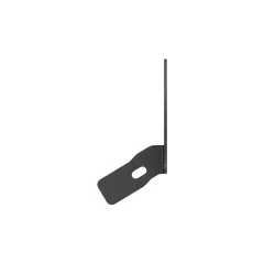 Caterpillar Placa de suporte do Fender traseiro grosso 3mm — vista de três quartos