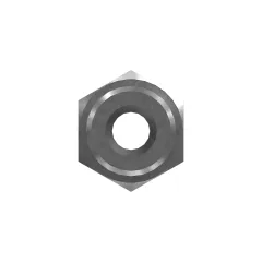 Caterpillar 7/16"-20 X 1/2"-20 Adaptateur droit pour le transport des fluides — vue de trois quarts