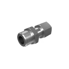 Caterpillar 7/16"-20 X 1/2"-20 Adaptateur droit pour le transport des fluides