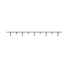Caterpillar Screed Left Hand Plate — vista en tres cuartos