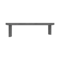 Caterpillar Screed Left Hand Plate — vista en tres cuartos
