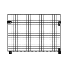 Caterpillar Cabin Window Rock Protector — vista en tres cuartos