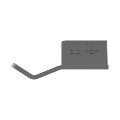 Caterpillar 6mm Thick Sensor Shield — vue de trois quarts