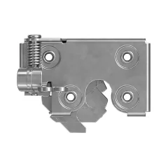 Caterpillar Cabin Door Latch — vista de três quartos