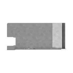 Caterpillar Screed Deflector Cover — açılı görünüm