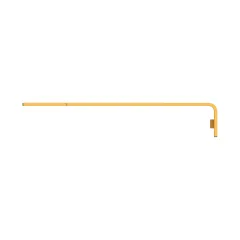 Caterpillar 6mmBa Screed Deflector Mounting Bracket — açılı görünüm