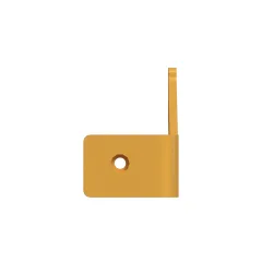 Caterpillar 6mmBa Screed Deflector Mounting Bracket — açılı görünüm