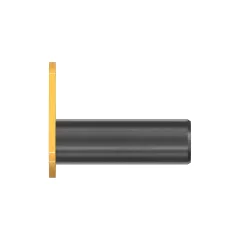 Caterpillar Fuel Line Soporte Plate — vista en tres cuartos